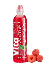 Vita 24 Vitamin Boost Red Berry Flavor, a sugar free vitamin drink UAE, packed with essential vitamins.